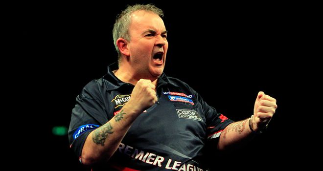 Phil Taylor: Through to play-offs after victory in Liverpool