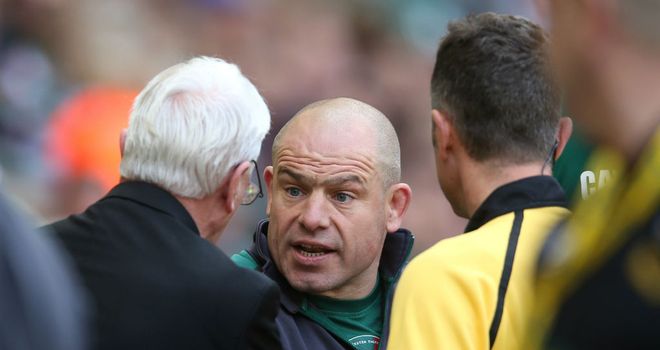 Richard Cockerill: Remonstrated with officials at Twickenham