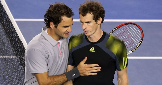 Roger Federer and Andy Murray: Ready to commence battle