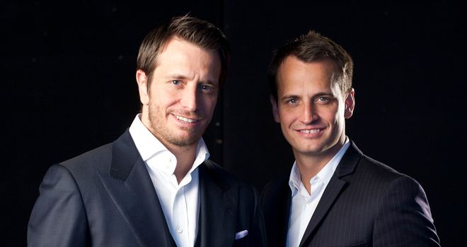 Kalle Sauerland (left) and brother Nisse are coming back to their second home... England!