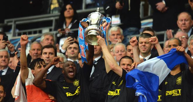 Wigan got their hands on the FA Cup after edging out Manchester City at Wembley