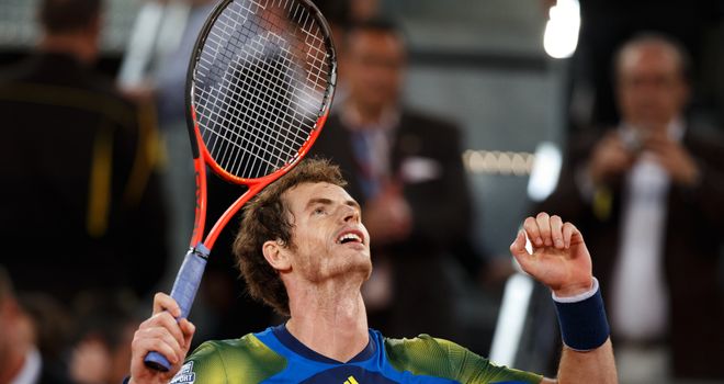 Andy Murray: Will take on Marcel Granollers in Rome