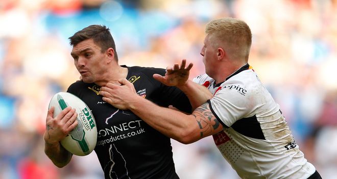 Brough: converted each of Huddersfield's seven tries against Bradford