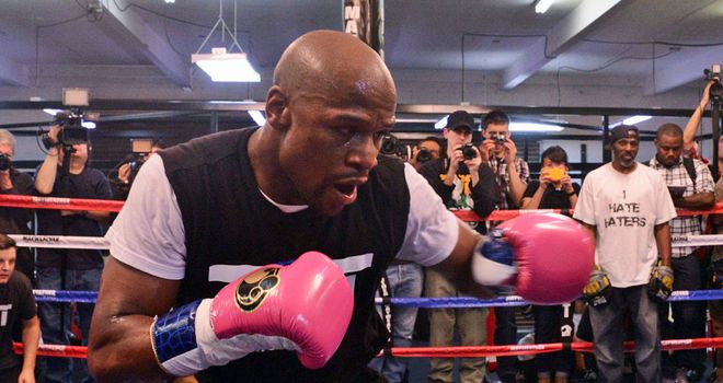 Floyd Mayweather is in great shape for his fight with Robert Guerrero