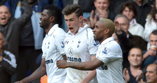 Gareth Bale: Celebrates his winner against Southampton