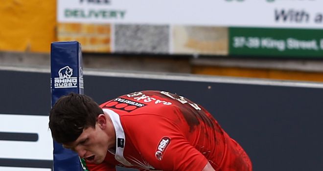 Lee Gaskell: a hat-trick in the first half for Salford