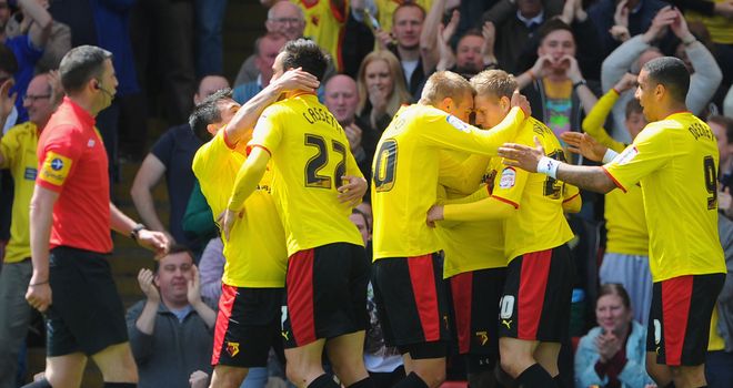 Watford: Celebrate their win