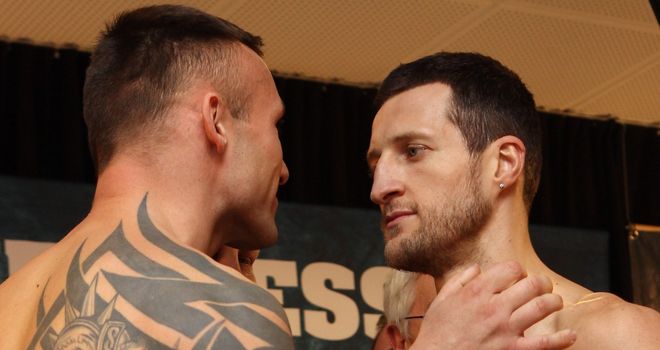 Face-off: Froch is promising to make the weigh-in intense