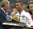 Ashley Cole: Enjoys receiving the gift from his England manager, Roy Hodgson