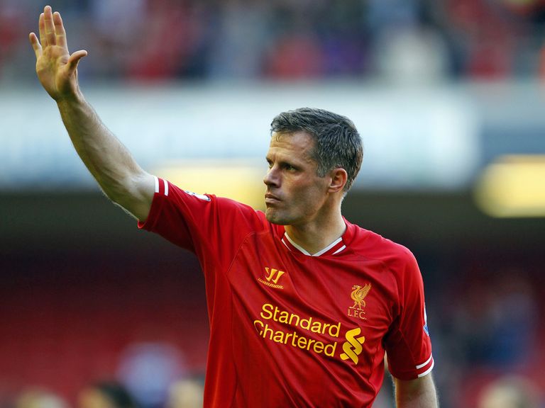 Jamie Carragher: Bowed out with victory over QPR