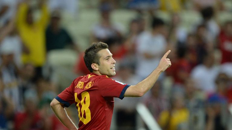 Jordi Alba: At the double against Nigeria