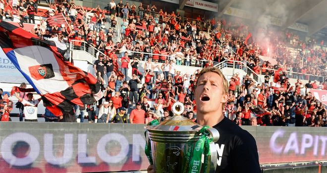 Jonny Wilkinson's Toulon won their first Heineken Cup last month