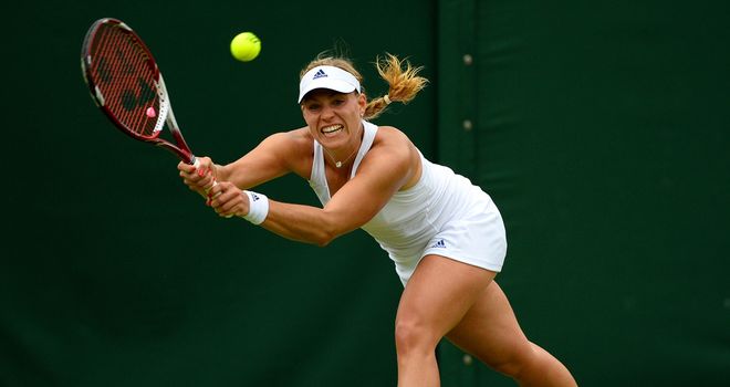 Angelique Kerber: Slumped to defeat after being in a winning position