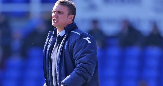Lee Clark: His Birmingham side ran out 2-1 winners over Hull