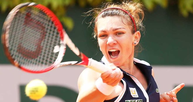 Simona Halep: The Romanian defeated home favourite Andrea Petkovic