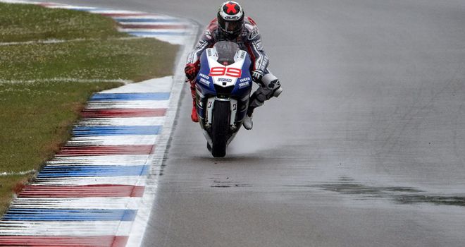 Jorge Lorenzo: Took pole position at Motegi ahead of Marc Marquez