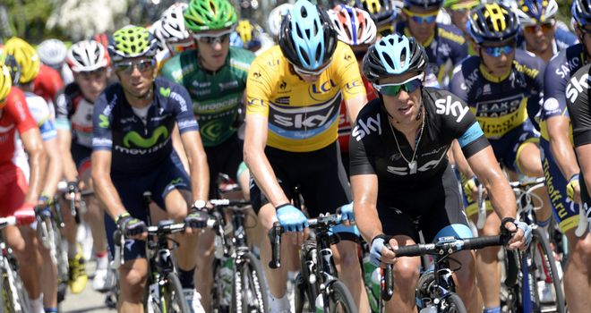 Richie Porte and Chris Froome: Finished well at the Dauphine