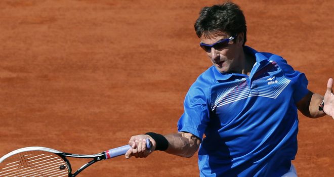 Tommy Robredo: The experienced Spaniard eased into the second round