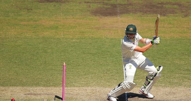 Peter Siddle: hit 10 fours in his 149-ball innings of 103 not out