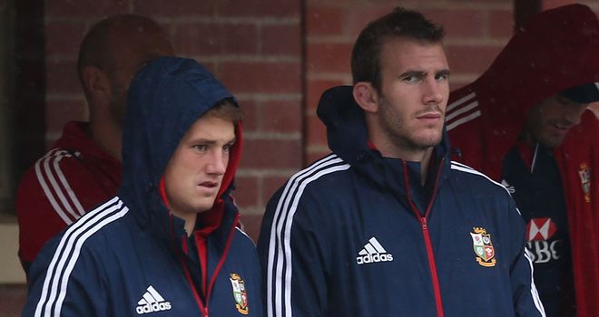 Jonathan Davies and Tom Croft: Watch on as the Lions train