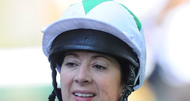 Hayley Turner: Bruised and battered after Doncaster fall