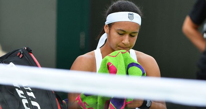 Heather Watson: Felt slow around the court in her defeat to Madison Keys