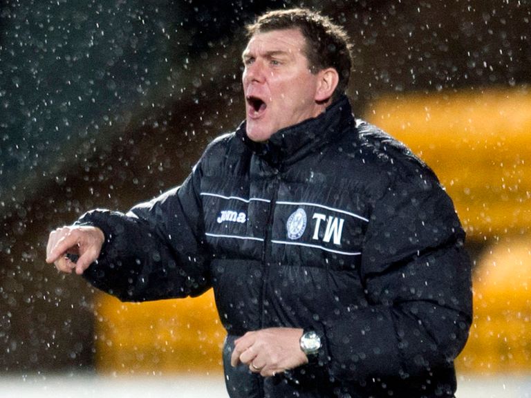 St Johnstone manager Tommy Wright