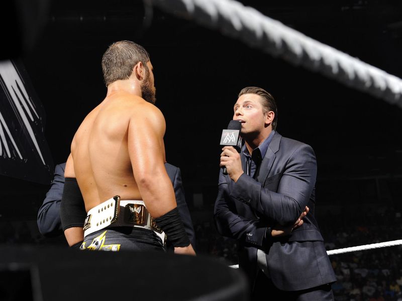 Curtis Axel and The Miz exchanged words on MizTV