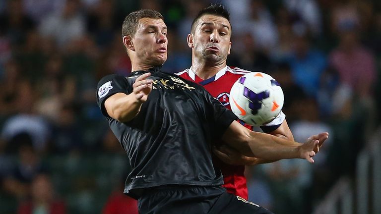 Edin Dzeko: Scored the only goal of the second semi-final
