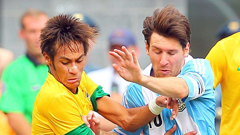 Neymar and Lionel Messi: New team-mates at Barcelona