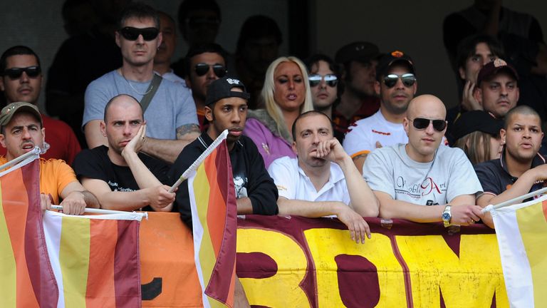 Roma fans: Club hit by suspended stadium ban