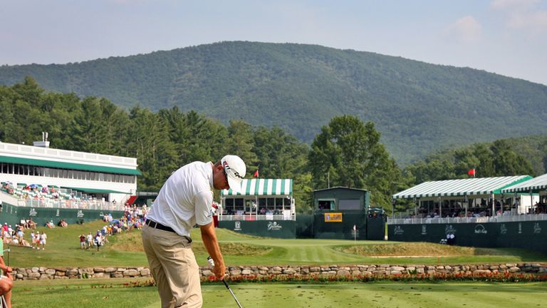 The 18th hole at White Sulphur Springs is a par three