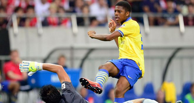 Chuba Akpom: Netted the winner for Arsenal against Urawa Red Diamonds in Japan
