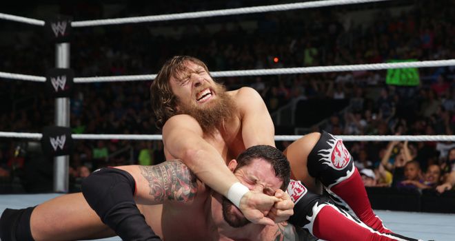 Bryan and Barrett: went toe-to-toe on Smackdown