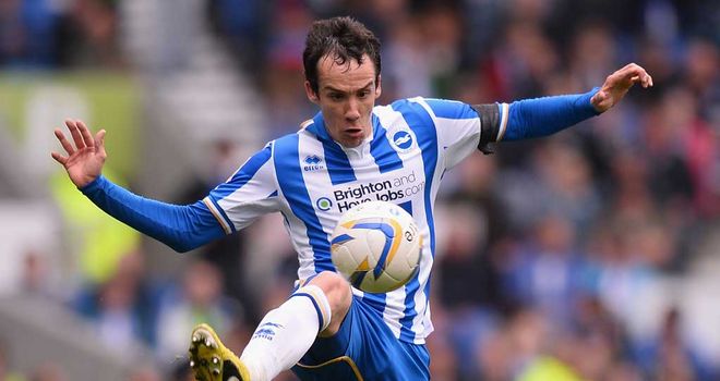 David Lopez: Rounded off the scoring for Brighton