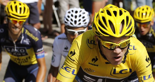 Chris Froome retained his lead of the Tour de France