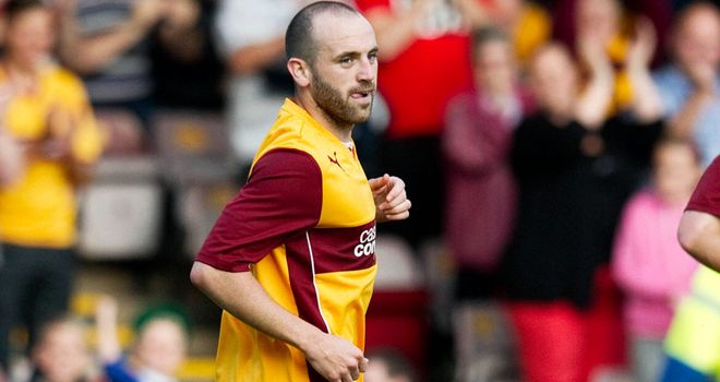 James McFadden: Scored Motherwell's second with a cheeky backheel