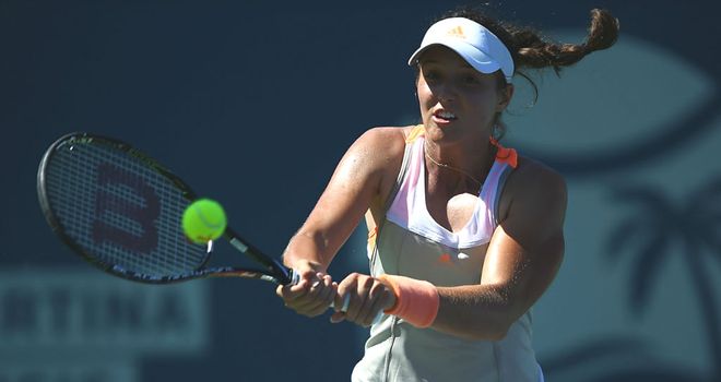Laura Robson: Was made to sweat against Ayumi Morita in California