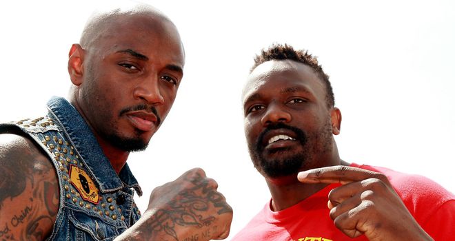 Dereck Chisora (r) faces crucial fight against Malik Scott this weekend