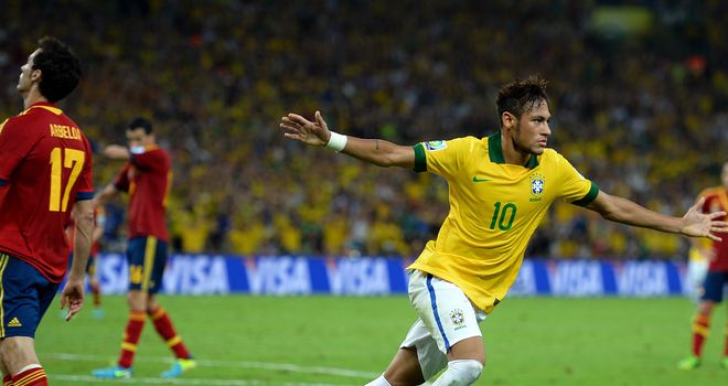 Neymar: Scored the second goal for Brazil