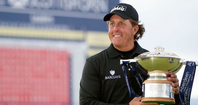 Mickelson: looking to win his first Open Championship