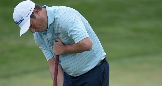 Tim Clark: Using one of the putters set to be outlawed from the start of 2016