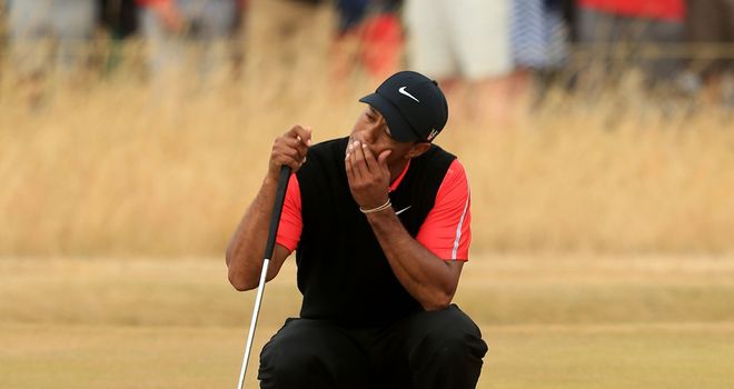 Tiger Woods: could only manage a three-over-par 74