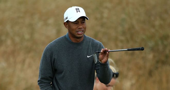 Tiger Woods: Has been paired with Graeme McDowell and Louis Oosthuizen