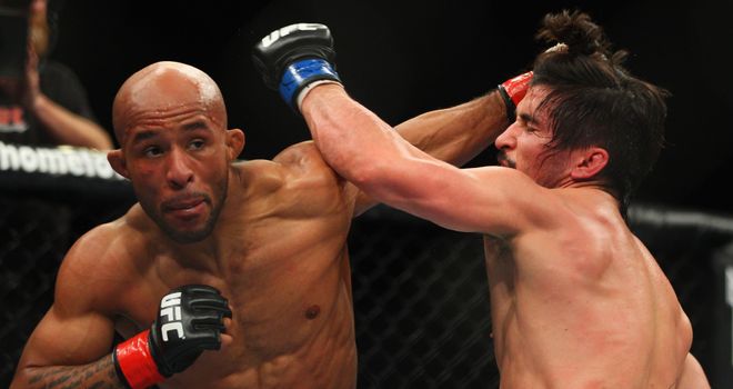 Demetrious Johnson (L): Will put his UFC flyweight title on the line against John Moraga