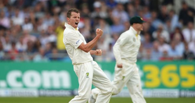Peter Siddle: Was the star player on day one at Trent Bridge