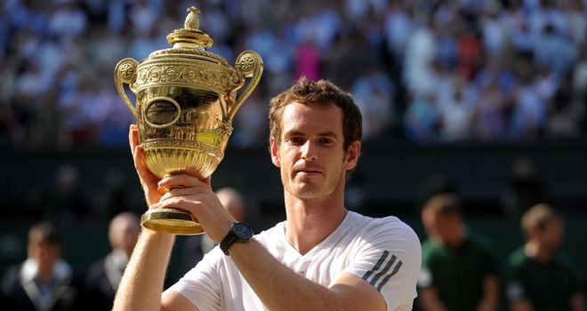 Andy Murray: Defeated Novak Djokovic to become the first British man in 77 years to win the Wimbledon title