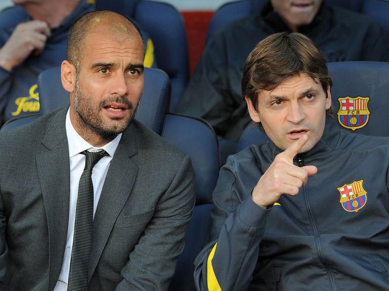 Guardiola was replaced by Vilanova last summer