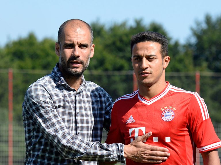 Thiago Alcantara: Unveiled at Bayern Munich