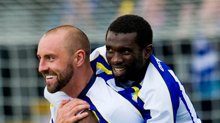 Kris Boyd: Celebrates scoring before being dismissed